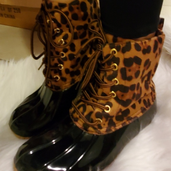Sale!!! KENZIE Leopard Winter boots - Picture 8 of 8